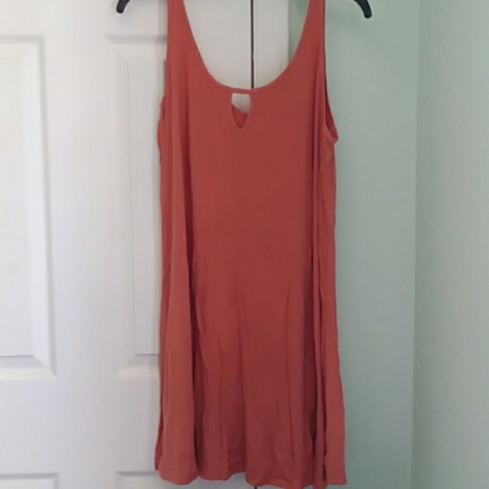Soft jersey F21 peachy tank strap dress